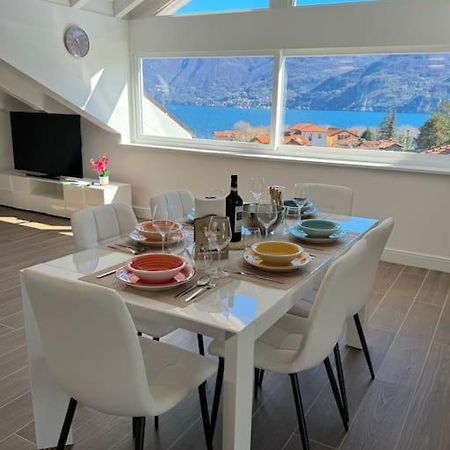 Apt. Aries - Penthouse Menaggio Bagian luar foto